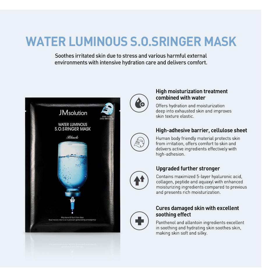 JM SOLUTION Water Luminous S.O.S. Ringer Mask