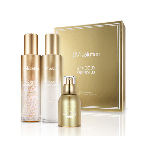 JM SOLUTION 24K GOLD PREMIUM PEPTIDE SET (3 piece)