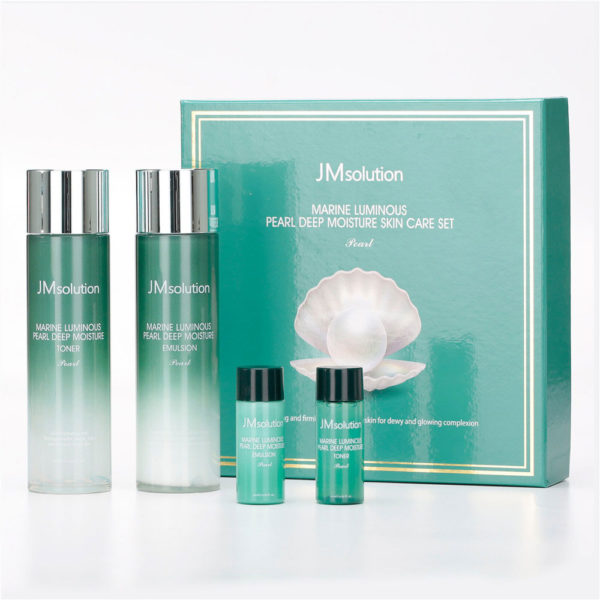 JM SOLUTION PEARL DEEP MOIST SKIN CARE SET (4piece)