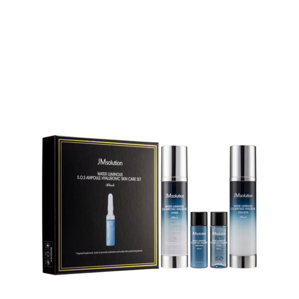 JM SOLUTION S.O.S. Ampoule Hyaluronic Skin Care Set (4piece)