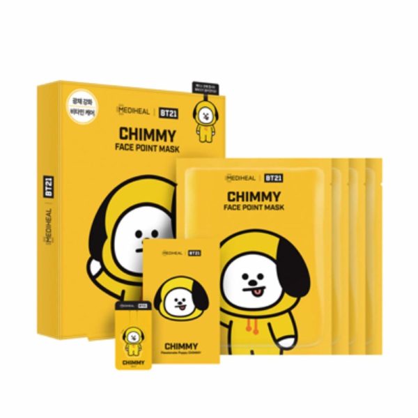 MEDIHEAL × BT21 CHIMMY FACE POINT MASK Ex