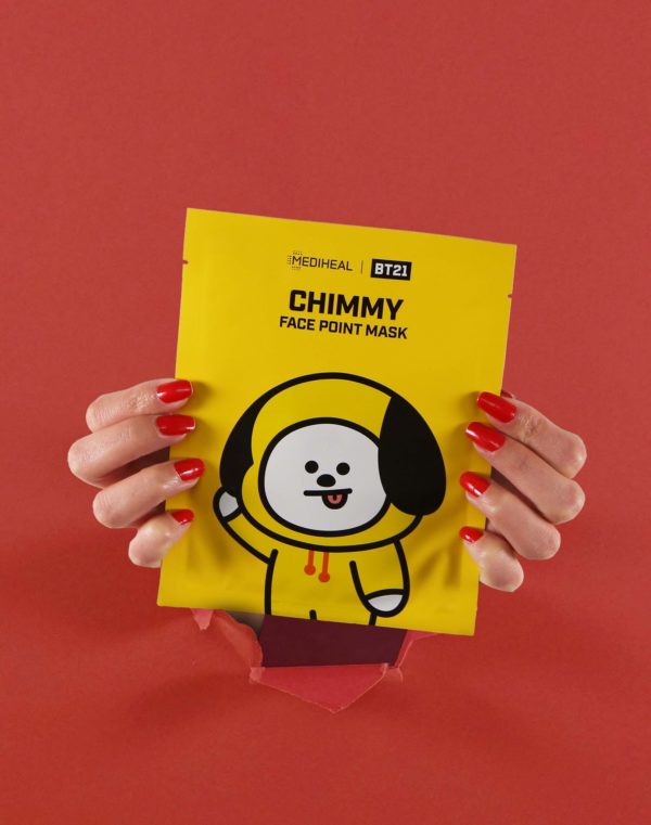 MEDIHEAL × BT21 CHIMMY FACE POINT MASK Ex