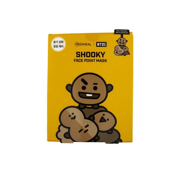 MEDIHEAL × BT21 SHOOKY FACE POINT MASK