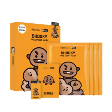 MEDIHEAL × BT21 SHOOKY FACE POINT MASK