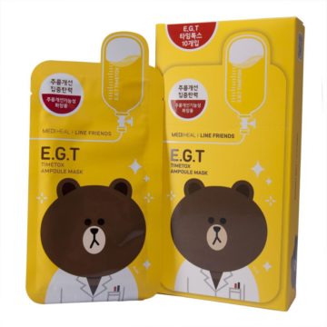 Mediheal Line Friends E.G.T Timetox Ampoule Mask (10pcs)