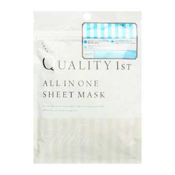 Quality First ALL IN ONE SHEET MASK WHITE EX (5pcs)