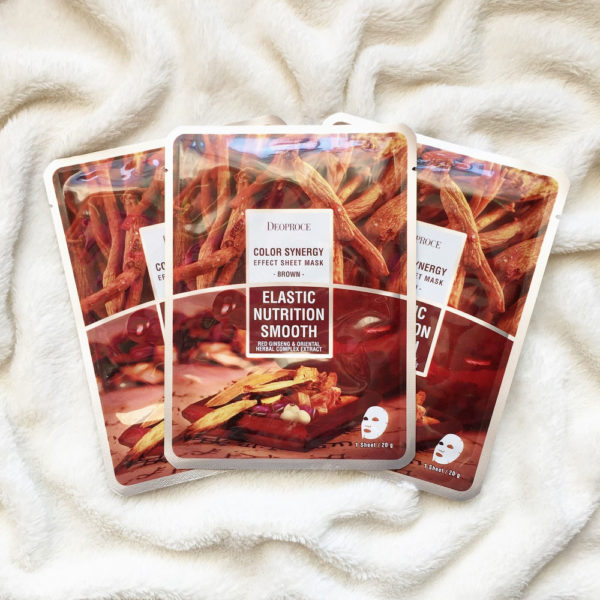 Deoproce Color Synergy Effect Sheet Mask – Brown