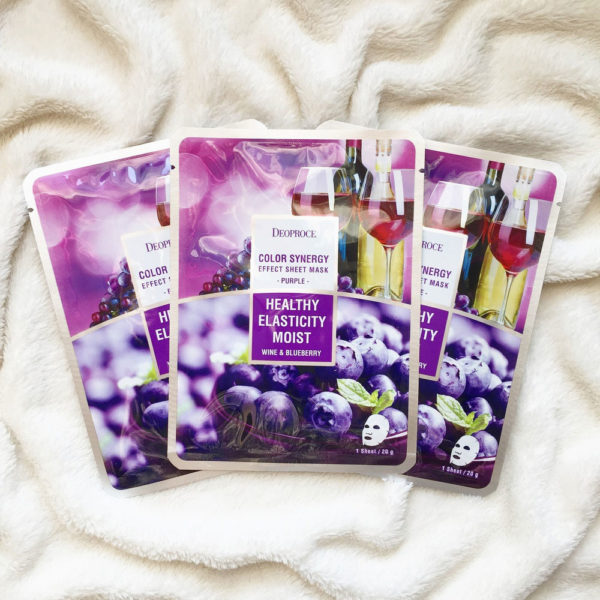 Deoproce Color Synergy Effect Sheet Mask – Purple