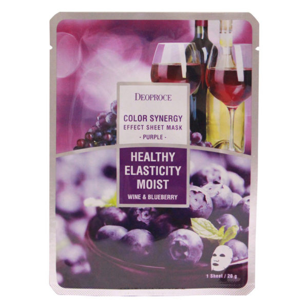 Deoproce Color Synergy Effect Sheet Mask – Purple