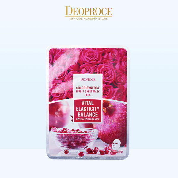 Deoproce Color Synergy Effect Sheet Mask – Red