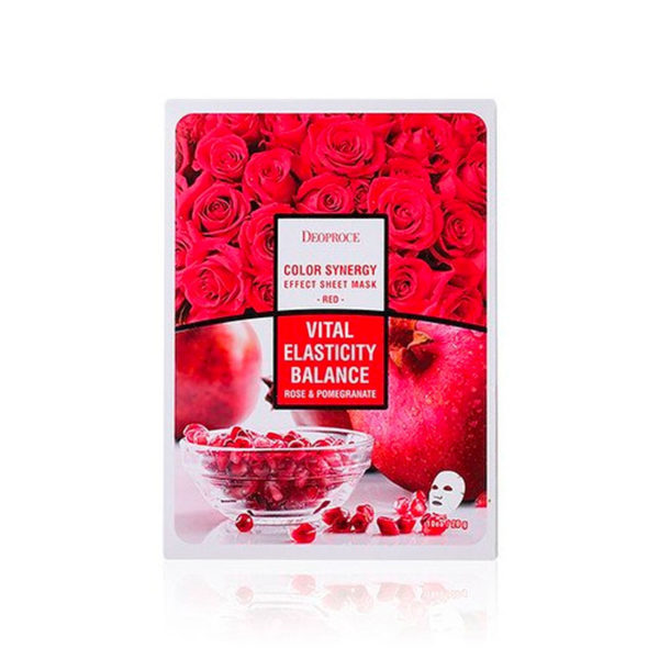 Deoproce Color Synergy Effect Sheet Mask – Red