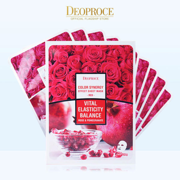 Deoproce Color Synergy Effect Sheet Mask – Red