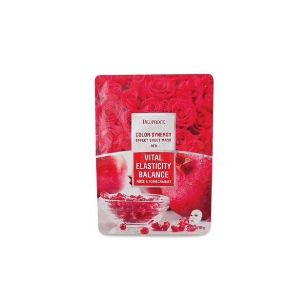 Deoproce Color Synergy Effect Sheet Mask – Red