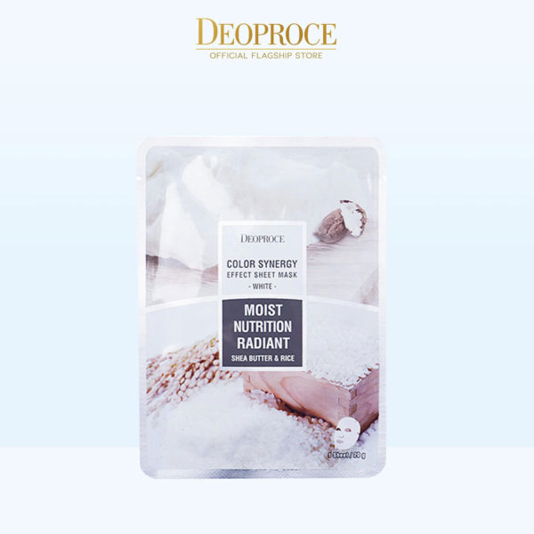 Deoproce Color Synergy Effect Sheet Mask – White