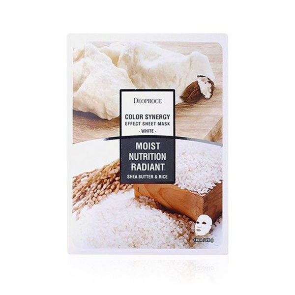 Deoproce Color Synergy Effect Sheet Mask – White