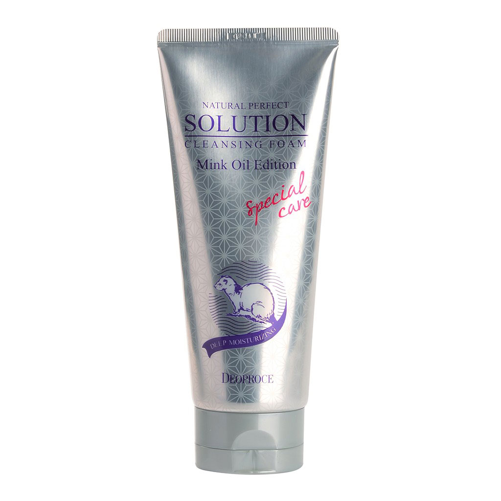 solution cleansing foam gold edition