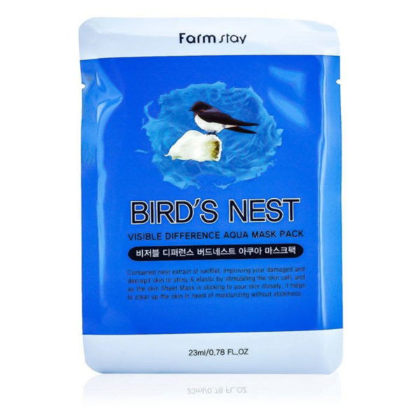 Farm Stay Bird's Nest Visible Difference Aqua Mask Pack