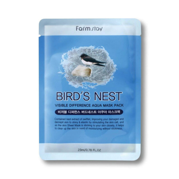 Farm Stay Bird's Nest Visible Difference Aqua Mask Pack