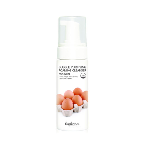 LOOK AT ME Bubble Purifying Foaming Cleanser Egg White Moisturizing & Deep Cleansing