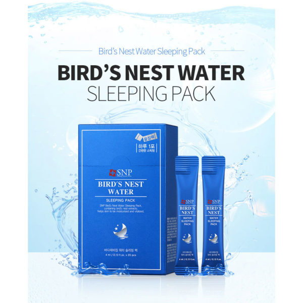 SNP BIRD'S NEST WATER SLEEPING PACK (20piece)