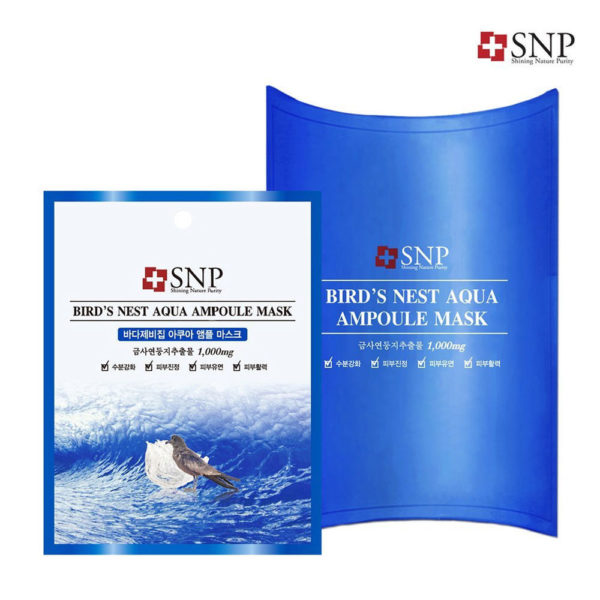 SNP Bird's Nest Aqua Ampoule Mask