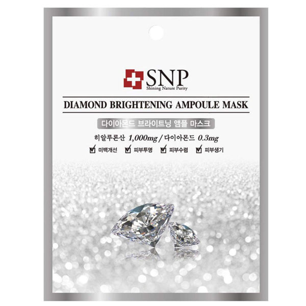 SNP Diamond Brightening Ampoule Mask (10piece)