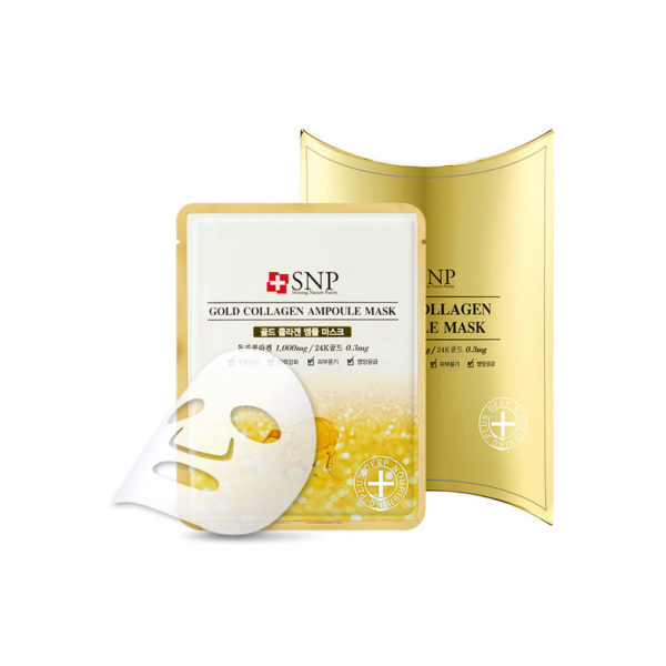 SNP Gold Collagen Ampoule Mask (10piece)