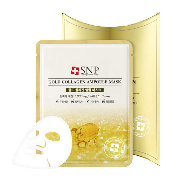 SNP Gold Collagen Ampoule Mask (10piece)