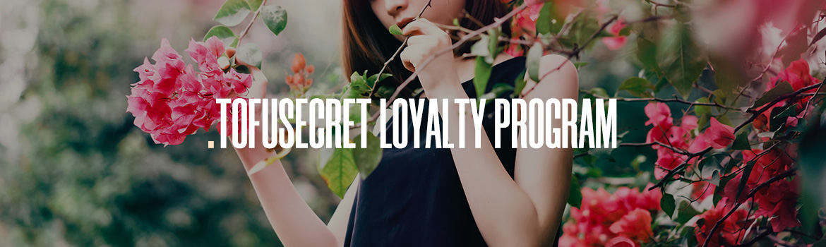 tofusecret korean and japanese skincare loyalty program