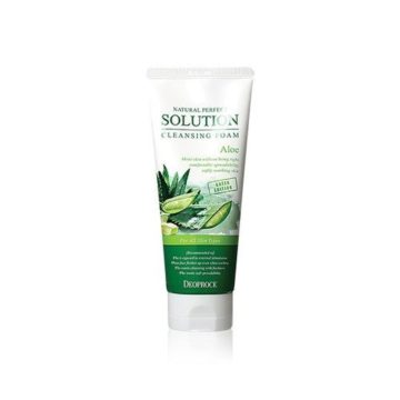 Deoproce Natural Perfect Solution Cleansing Foam Aloe (170g)