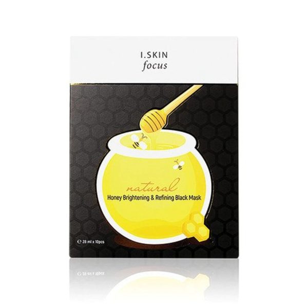 I. SKIN Focus Honey Brightening & Refining Black Mask (10 pcs)