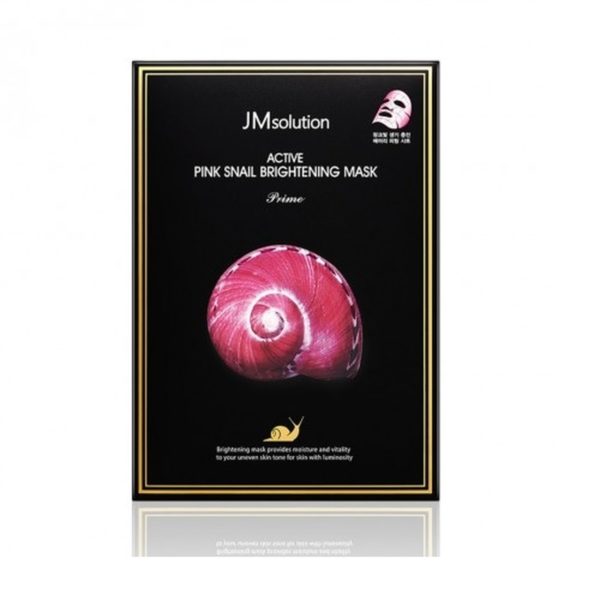 JM SOLUTION Active Pink Snail Brightening Mask (10pcs)