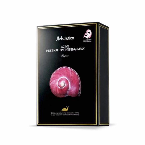 JM SOLUTION Active Pink Snail Brightening Mask (10pcs)