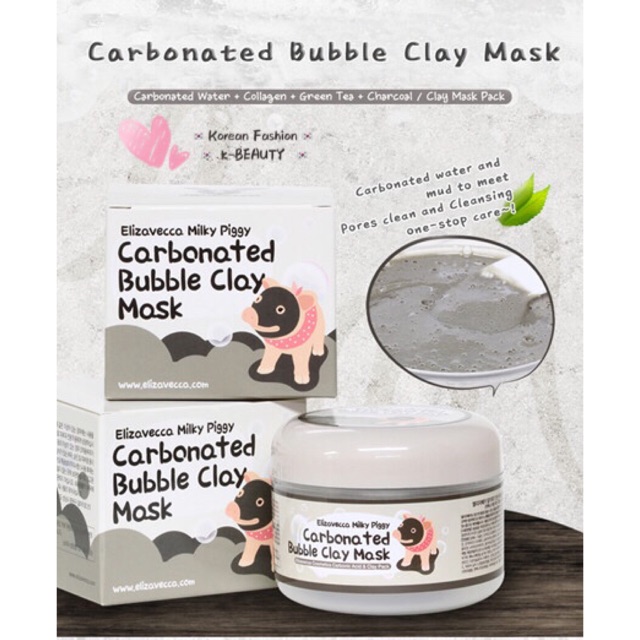 Elizavecca Milky Piggy Carbonated Clay Mask