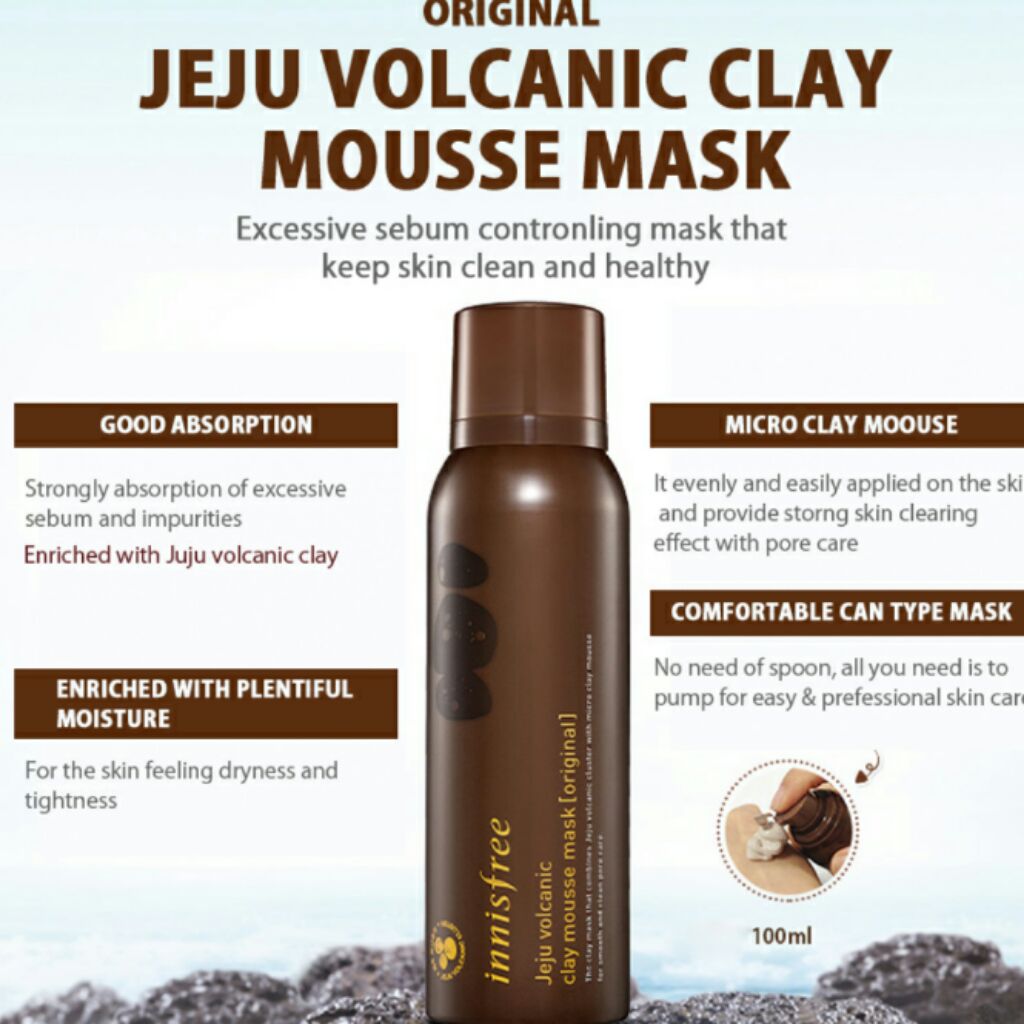 Innisfree Jeju Volcanic Clay Mousse Mask [Original]