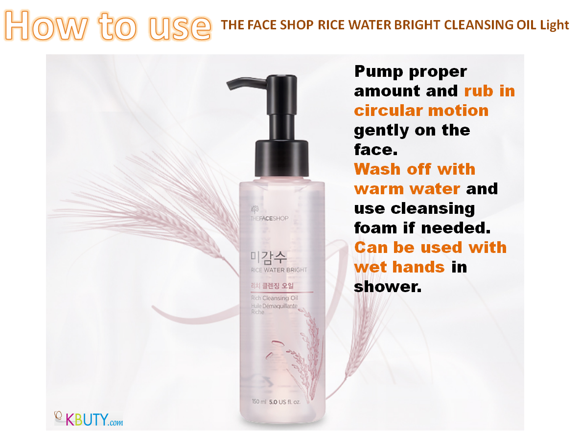 The Face Shop Rice Water Bright Light Cleansing Oil