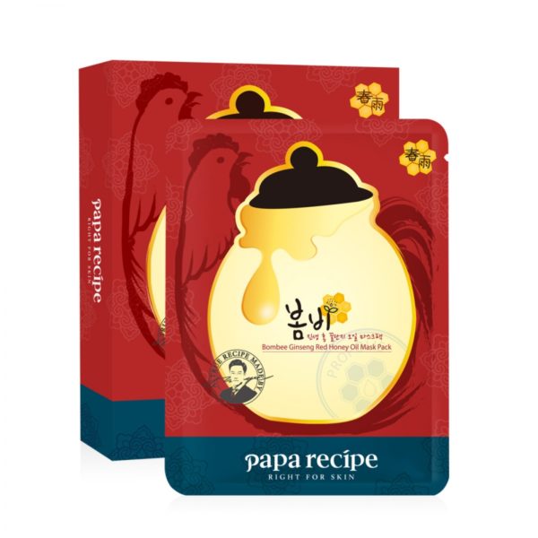 Papa Recipe Bombee Ginseng Red Honey Oil Mask Pack