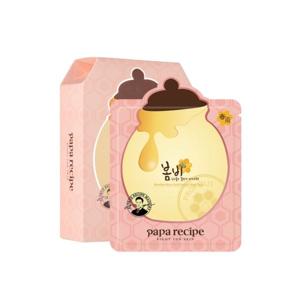 Papa Recipe Bombee Rose Gold Honey Mask Pack