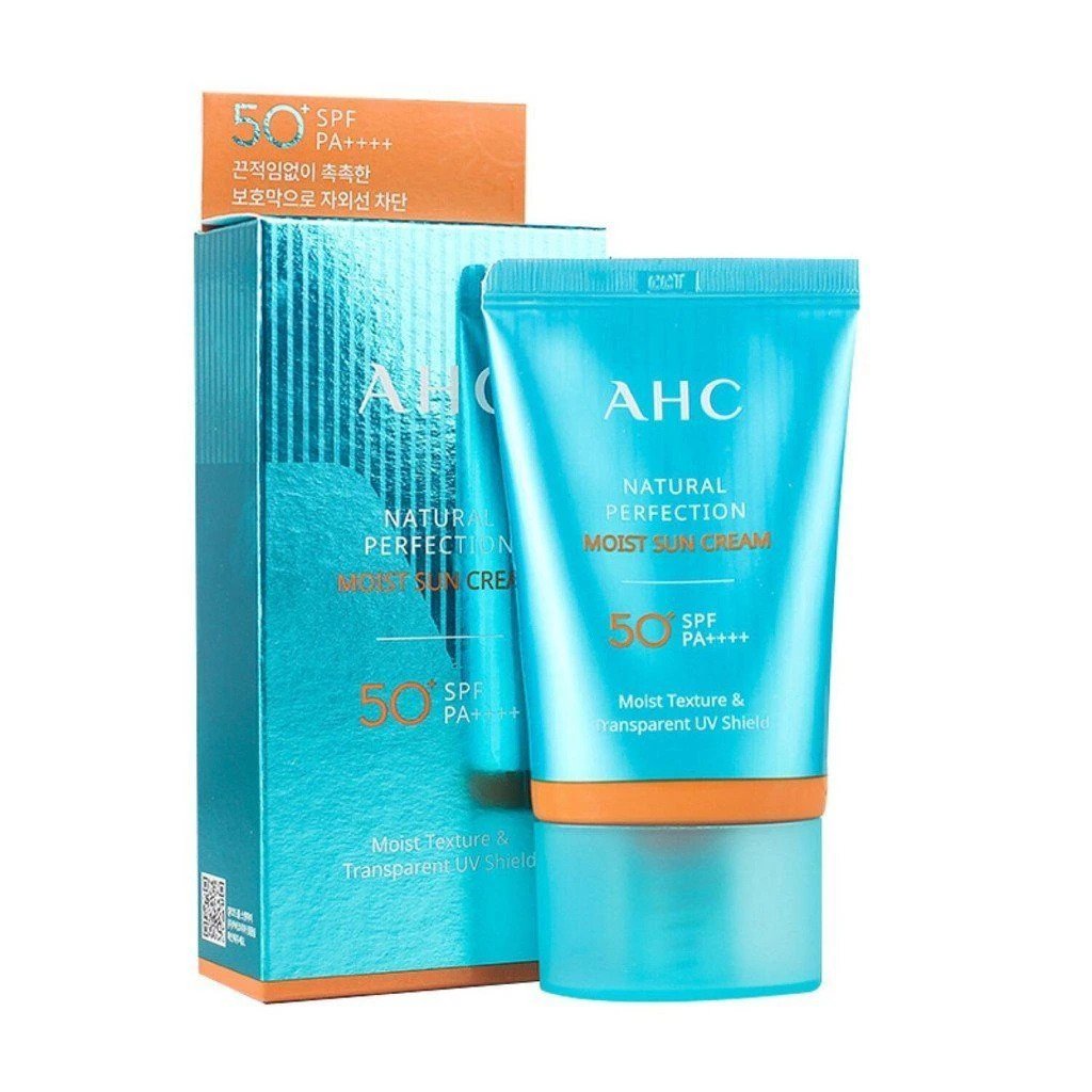 AHC Natural Perfection Moist Sun Cream SPF50+PA+++