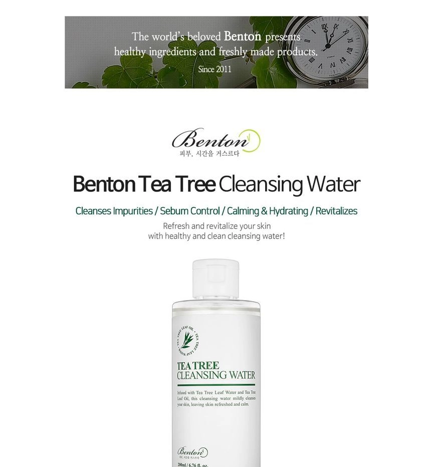 Benton Tea Tree Cleansing Water