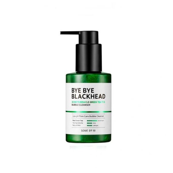 SOME BY MI Bye Bye Blackhead 30 Days Miracle Green Tea Tox Bubble Cleanser