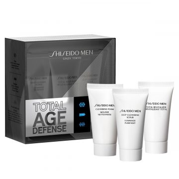 Shiseido Men Total Age Defense Starter Cleansing Set