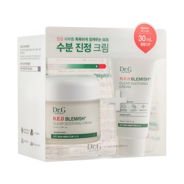 Dr. G R.E.D Blemish Clear Soothing Cream Bonus Pack (2 Items)