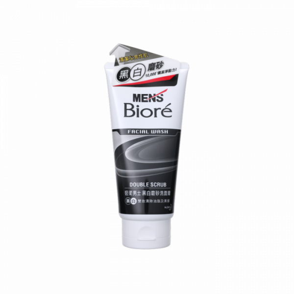 Biore Men's Double Scrub Facial Wash